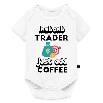 Bitcoin Trading Crypto Stocks - Body à manches courtes Premium Bébé - blanc - Devant