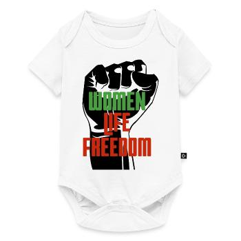 Soutien à la liberté des femmes - Body à manches courtes Premium Bébé - blanc - Devant