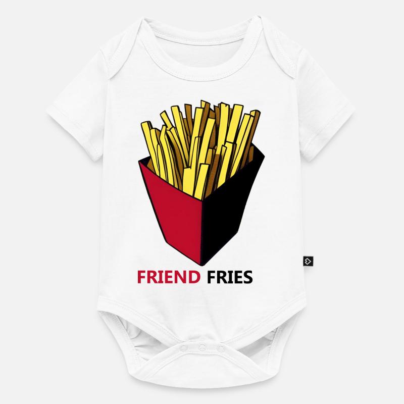Frites - Body à manches courtes Premium Bébé - blanc
