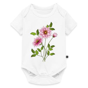 Fleur - Body à manches courtes Premium Bébé - blanc - Devant