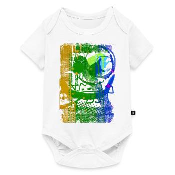 Graffiti style Splash hip hop colors painter color - Baby Premium short-sleeve bodysuit - white - Front