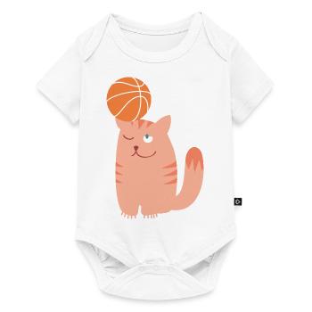 Ballsport - Baby Premium Kurzarmbody - Weiß - Vorne