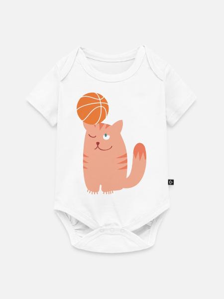 Ballsport - Baby Premium Kurzarmbody - Weiß