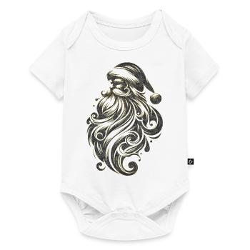 Xmas christmas santa clau naughty holidays winter - Baby Premium short-sleeve bodysuit - white - Front