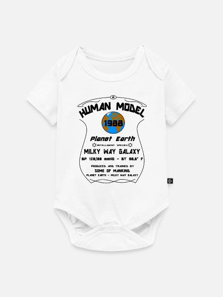 1988 - Baby Premium Kurzarmbody - Weiß