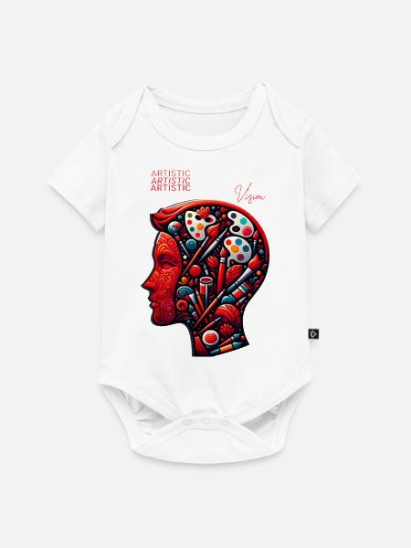 Artistic Vision - Baby Premium Kurzarmbody - Weiß