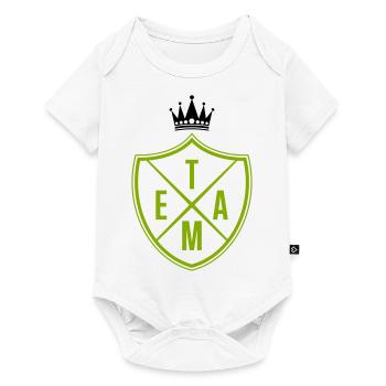 team krone - Baby Premium Kurzarmbody - Weiß - Vorne