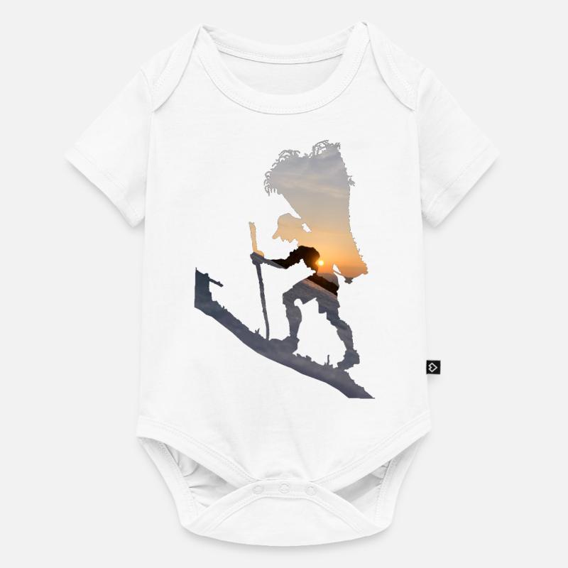 Mountain Conqueror - Baby Premium short-sleeve bodysuit - white