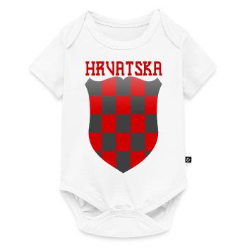 Croatie hrvatska croatie hrv travel zagreb split - Body à manches courtes Premium Bébé - blanc - Devant
