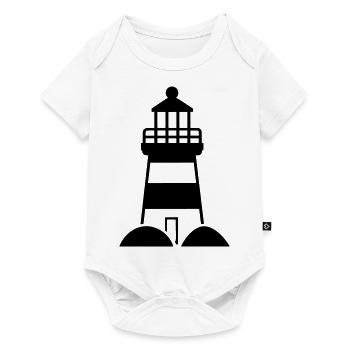lighthouse - Baby Premium short-sleeve bodysuit - white - Front