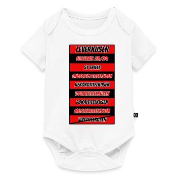 Leverkusen und die Rekorde 2023/2024 @ Markus - Baby Premium Kurzarmbody - Weiß - Vorne