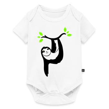 sloth 02 - Baby Premium short-sleeve bodysuit - white - Front