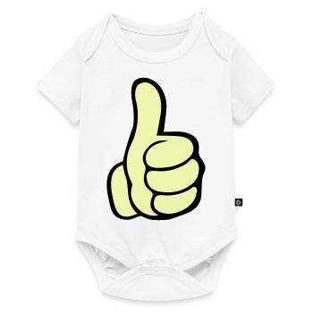 comme main - Body à manches courtes Premium Bébé - blanc - Devant