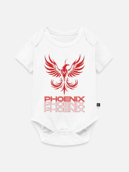 Phoenix - Baby Premium Kurzarmbody - Weiß