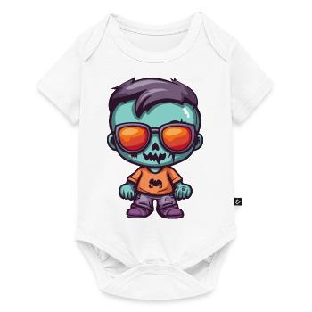 Zombie Halloween Cool - Body à manches courtes Premium Bébé - blanc - Devant