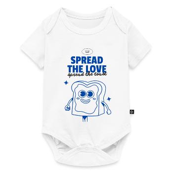 Spread the Toast - Baby Premium short-sleeve bodysuit - white - Front