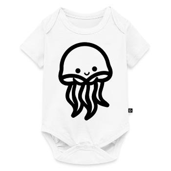 Jellyfish - Baby Premium short-sleeve bodysuit - white - Front
