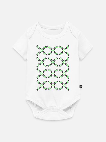 Neu - Baby Premium Kurzarmbody - Weiß