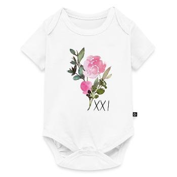 Trisomie 21 Loved - Baby Premium Kurzarmbody - Weiß - Vorne