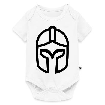 Spartan helmet - Baby Premium short-sleeve bodysuit - white - Front