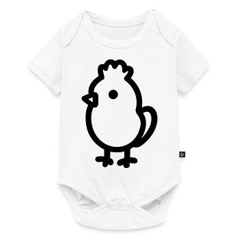 poussin - Body à manches courtes Premium Bébé - blanc - Devant