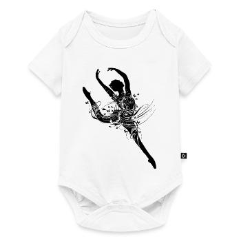 Ballet dancer in fanciful ballet dress - Baby Premium short-sleeve bodysuit - white - Front