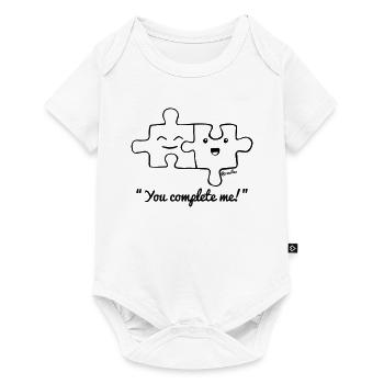 You complete me - Baby Premium short-sleeve bodysuit - white - Front