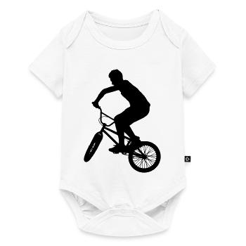 BMX - Baby Premium short-sleeve bodysuit - white - Front