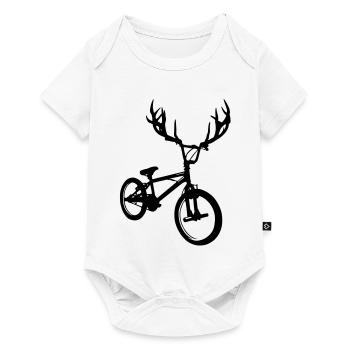 BMX sauvage - Body à manches courtes Premium Bébé - blanc - Devant