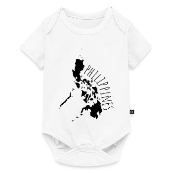 Philippines - Baby Premium Kurzarmbody - Weiß - Vorne