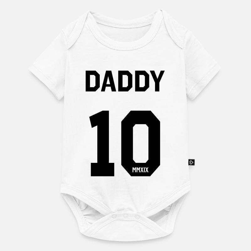 Daddy 2019 - Baby Premium Kurzarmbody - Weiß
