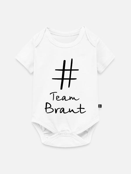 #Team Braut Junggesellenabschied Freundin Crew - Baby Premium Kurzarmbody - Weiß