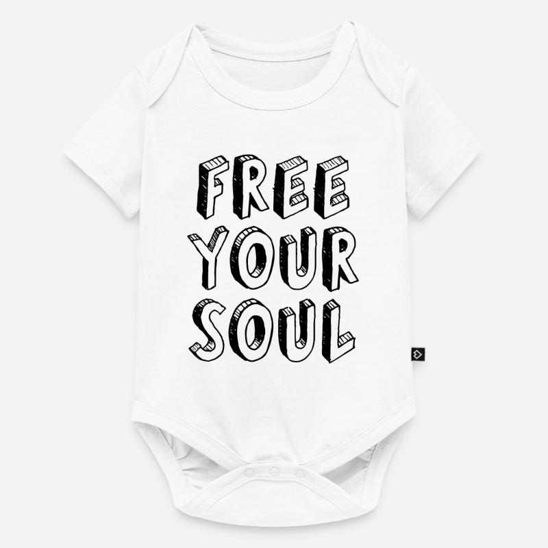 Libère ton âme - Body à manches courtes Premium Bébé - blanc
