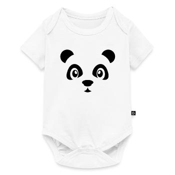 Cute panda bear - Panda bear - Zoo animal - China - Baby Premium short-sleeve bodysuit - white - Front