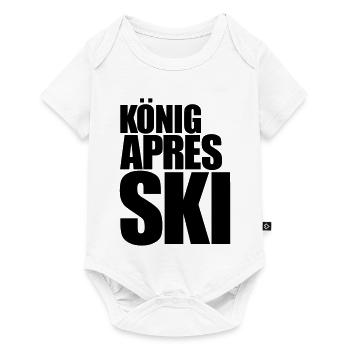 apres ski après-ski - Baby Premium Kurzarmbody - Weiß - Vorne