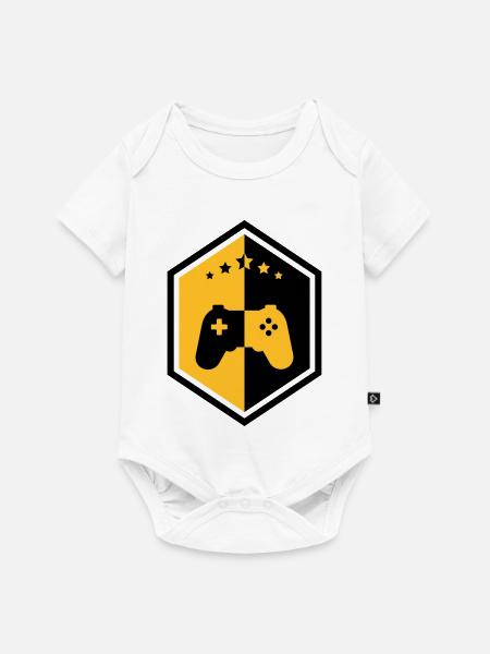 Gamer / Gaming - Baby Premium Kurzarmbody - Weiß