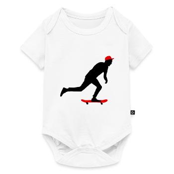 Skateboarding - Body à manches courtes Premium Bébé - blanc - Devant