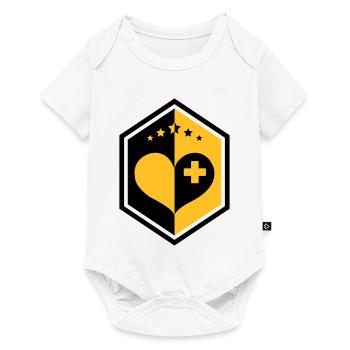 docteur / médecin / cardiologie / cardiologue - Body à manches courtes Premium Bébé - blanc - Devant