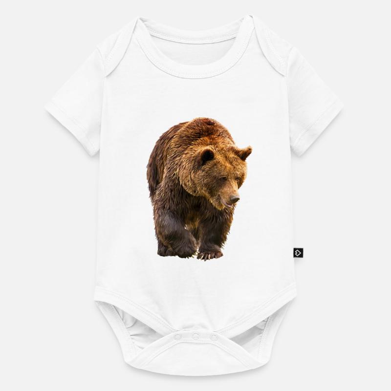 ours - Body à manches courtes Premium Bébé - blanc