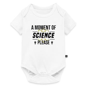 Étudiant physique Université science électron - Body à manches courtes Premium Bébé - blanc - Devant