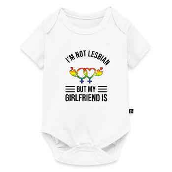 LGBT lesbian LGBTQ couple homosexuality couple couple - Baby Premium short-sleeve bodysuit - white - Front