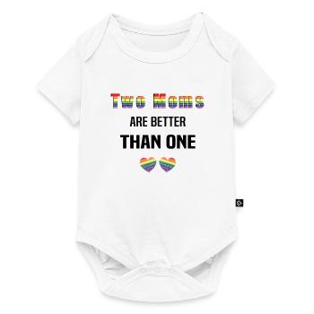 LBGBTQ LGBT Mother Lesbian Gay Gay Gay Marriage Mom - Baby Premium short-sleeve bodysuit - white - Front