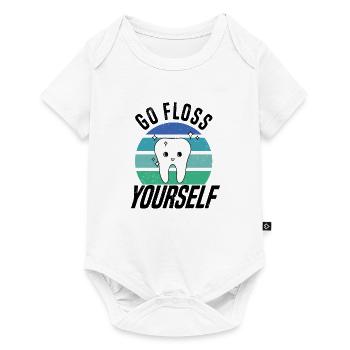 Dentist Dental Technician Retro Dental Assistant Tooth - Baby Premium short-sleeve bodysuit - white - Front