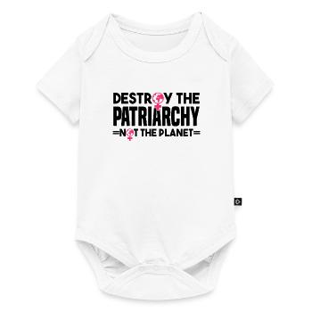 Feminism Equality Women's Power Slogan - Baby Premium short-sleeve bodysuit - white - Front