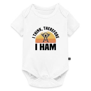 Amatuerfunker Amateur Funk Radio Ham Shortwave - Baby Premium short-sleeve bodysuit - white - Front