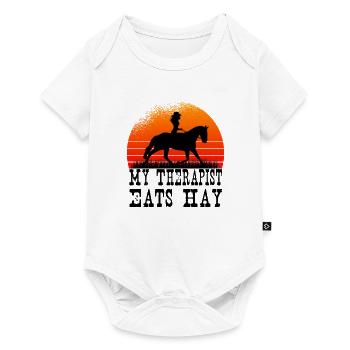 Rodéo Western Cowboy Wild West - Body à manches courtes Premium Bébé - blanc - Devant