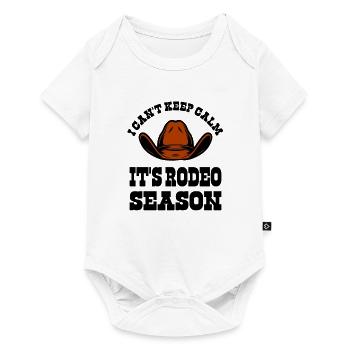 Rodéo Western Cowboy Wild West Retro Horse - Body à manches courtes Premium Bébé - blanc - Devant