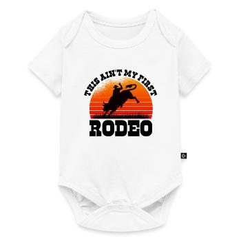 Rodéo Western Cowboy Wild West Retro Horse - Body à manches courtes Premium Bébé - blanc - Devant