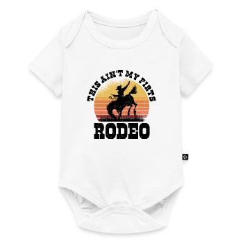 Rodéo Western Cowboy Wild West Retro Horse - Body à manches courtes Premium Bébé - blanc - Devant