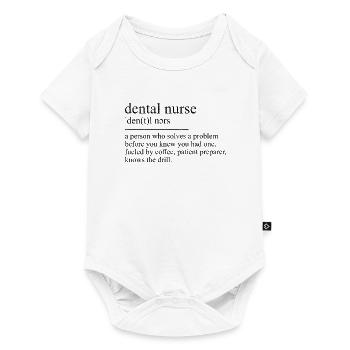 Dental Assistant Stomatologist Definition Zfa Dentist - Baby Premium short-sleeve bodysuit - white - Front